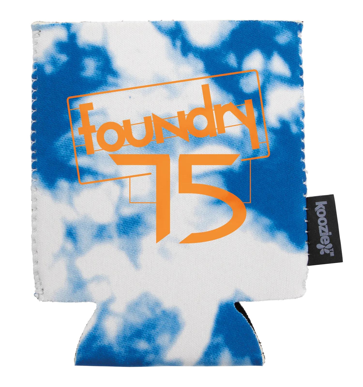 Custom Koozies Tie Dye Can Cooler Collapsible - product view 6