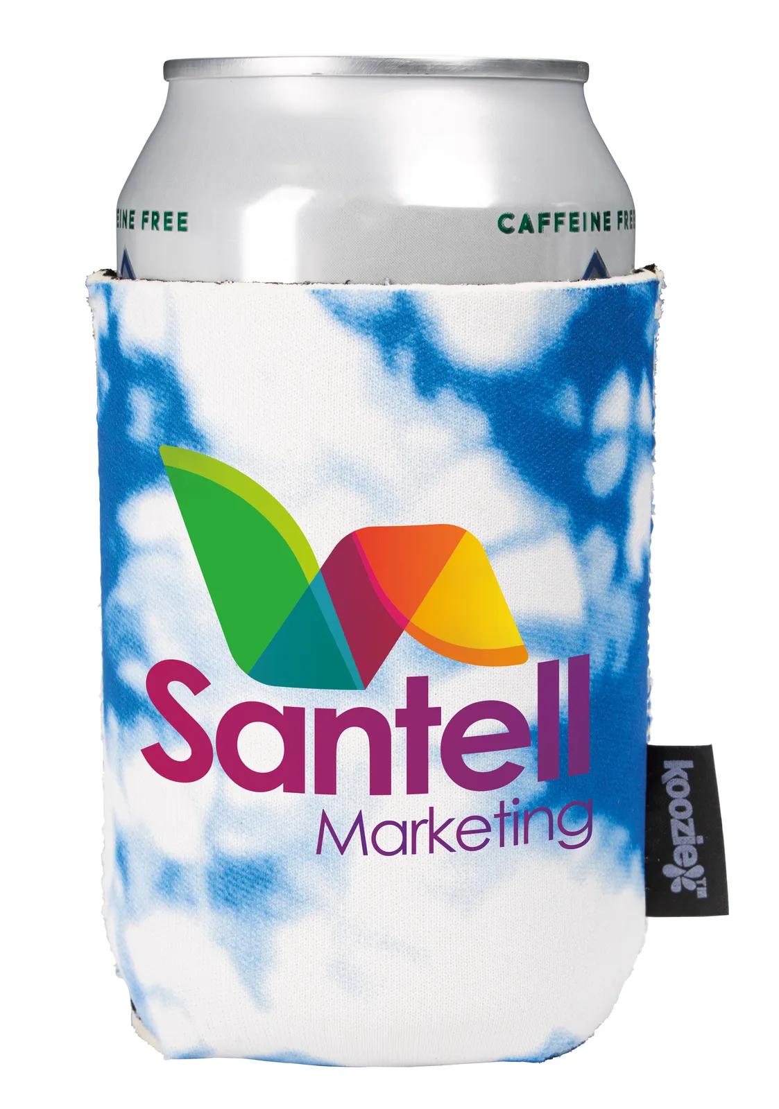 Custom Koozies Tie Dye Can Cooler Collapsible - product view 10