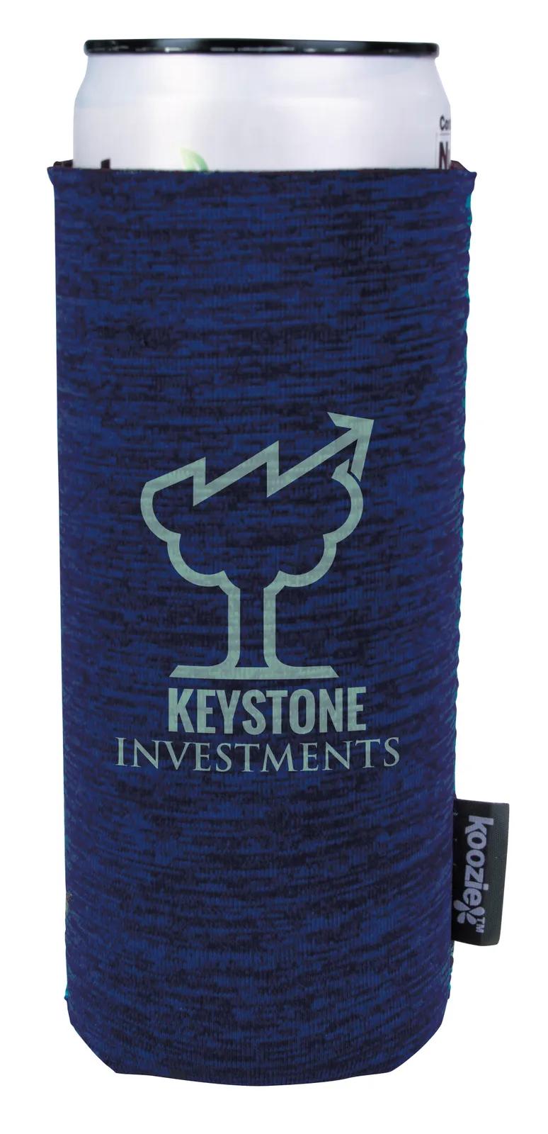 Custom Koozies Heather Collapsible Slim Can - 5.375 in - product view 6