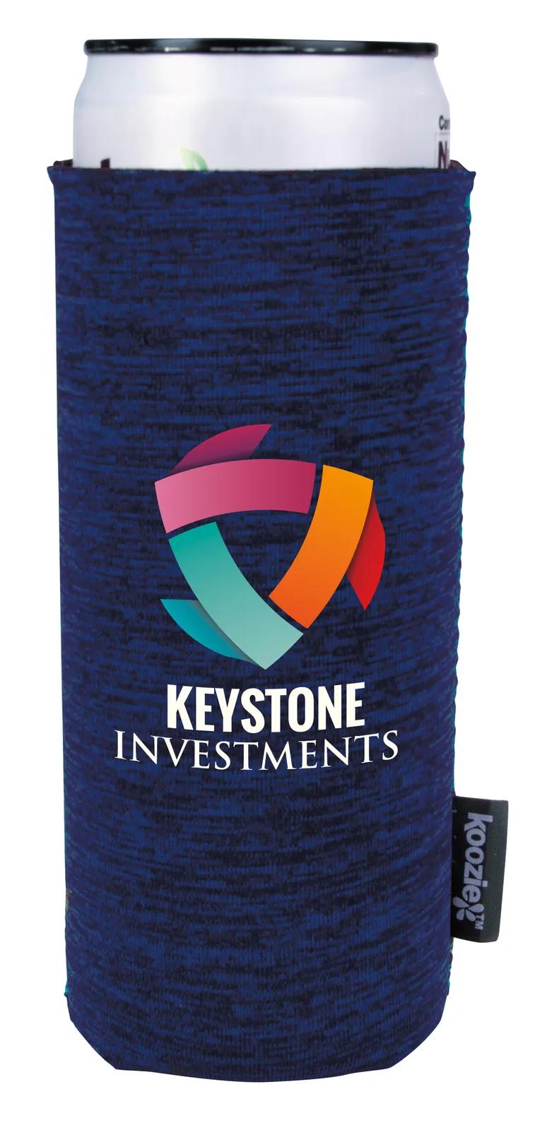 Custom Koozies Heather Collapsible Slim Can - 5.375 in - product view 11