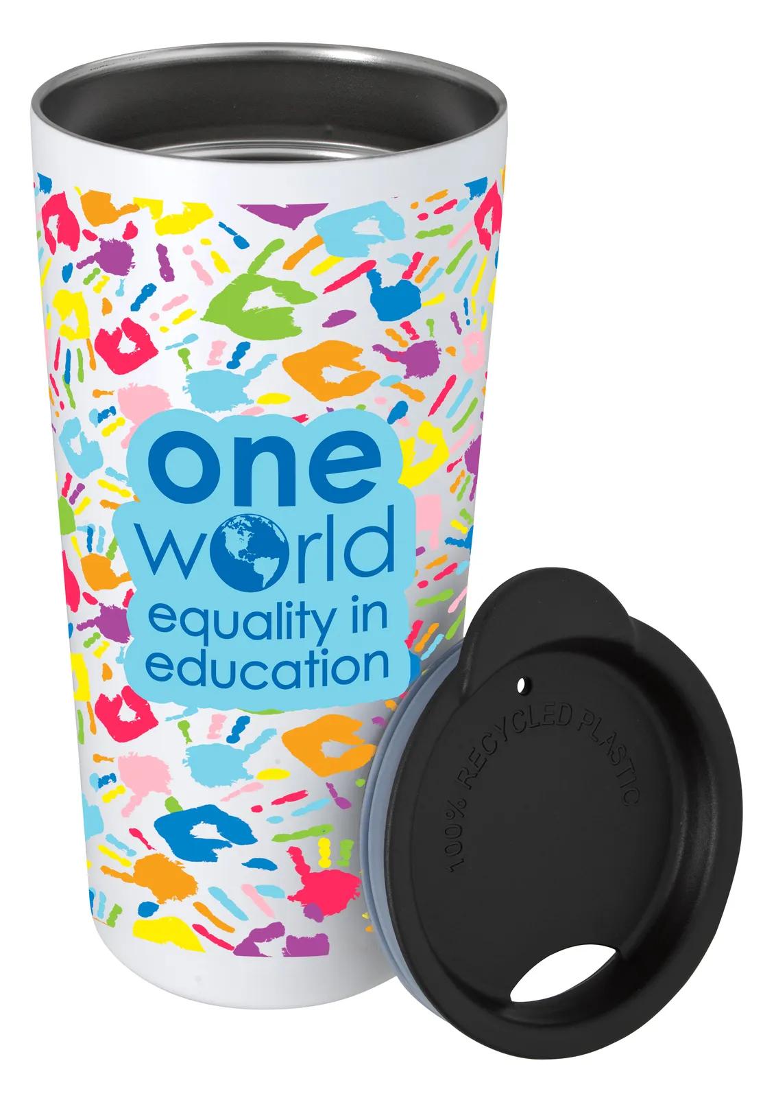 Recycled Tumbler Double Wall Vacuum Insulated - 16 oz - product view 7