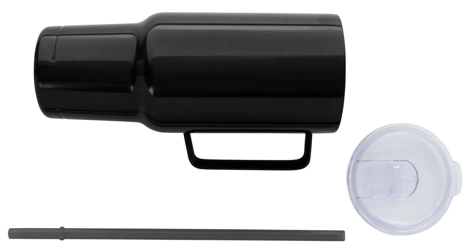 Big Recycled Tumbler Metal Handle Vacuum - 40 oz - product view 4