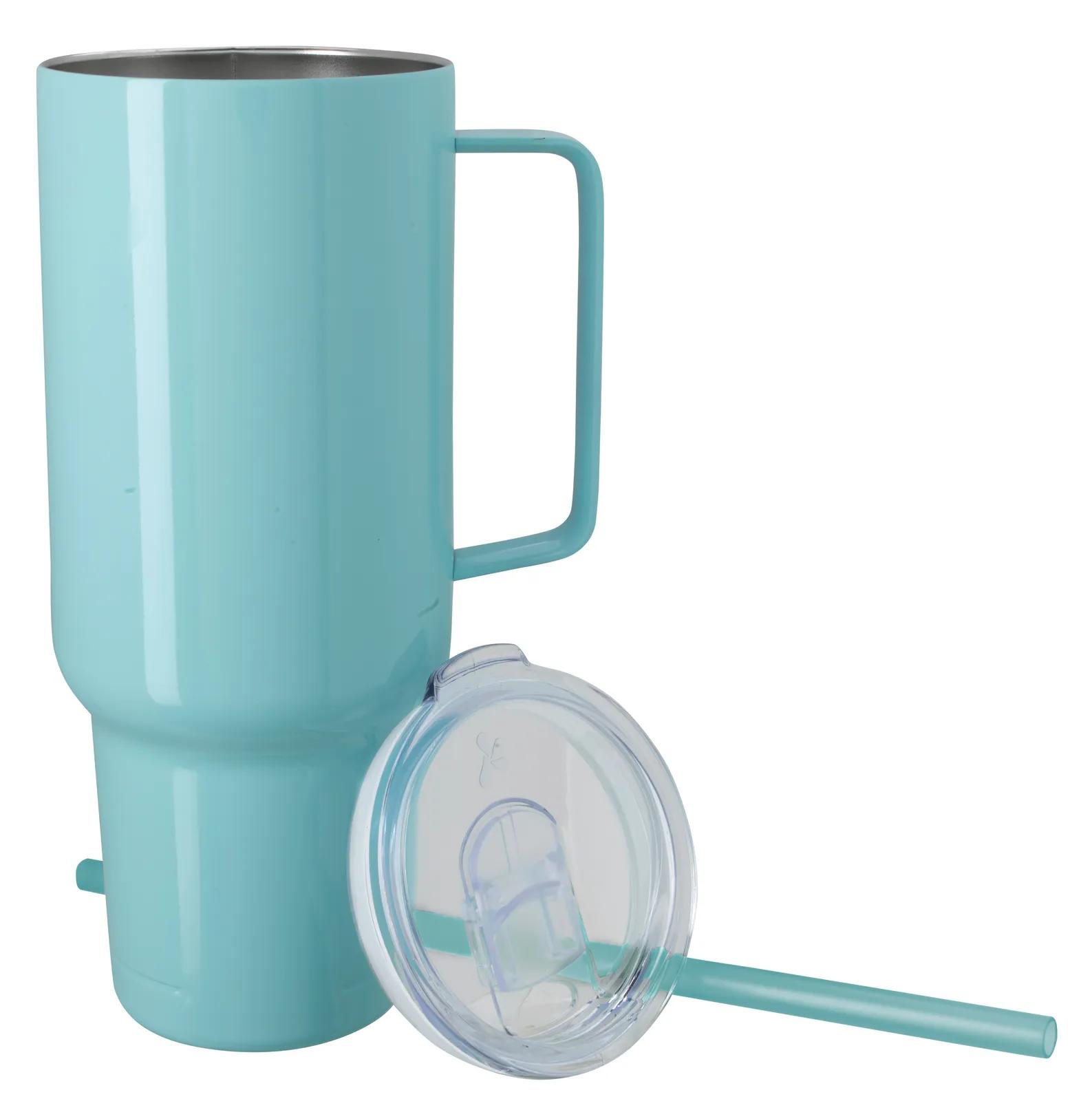 Big Recycled Tumbler Metal Handle Vacuum - 40 oz - product view 13