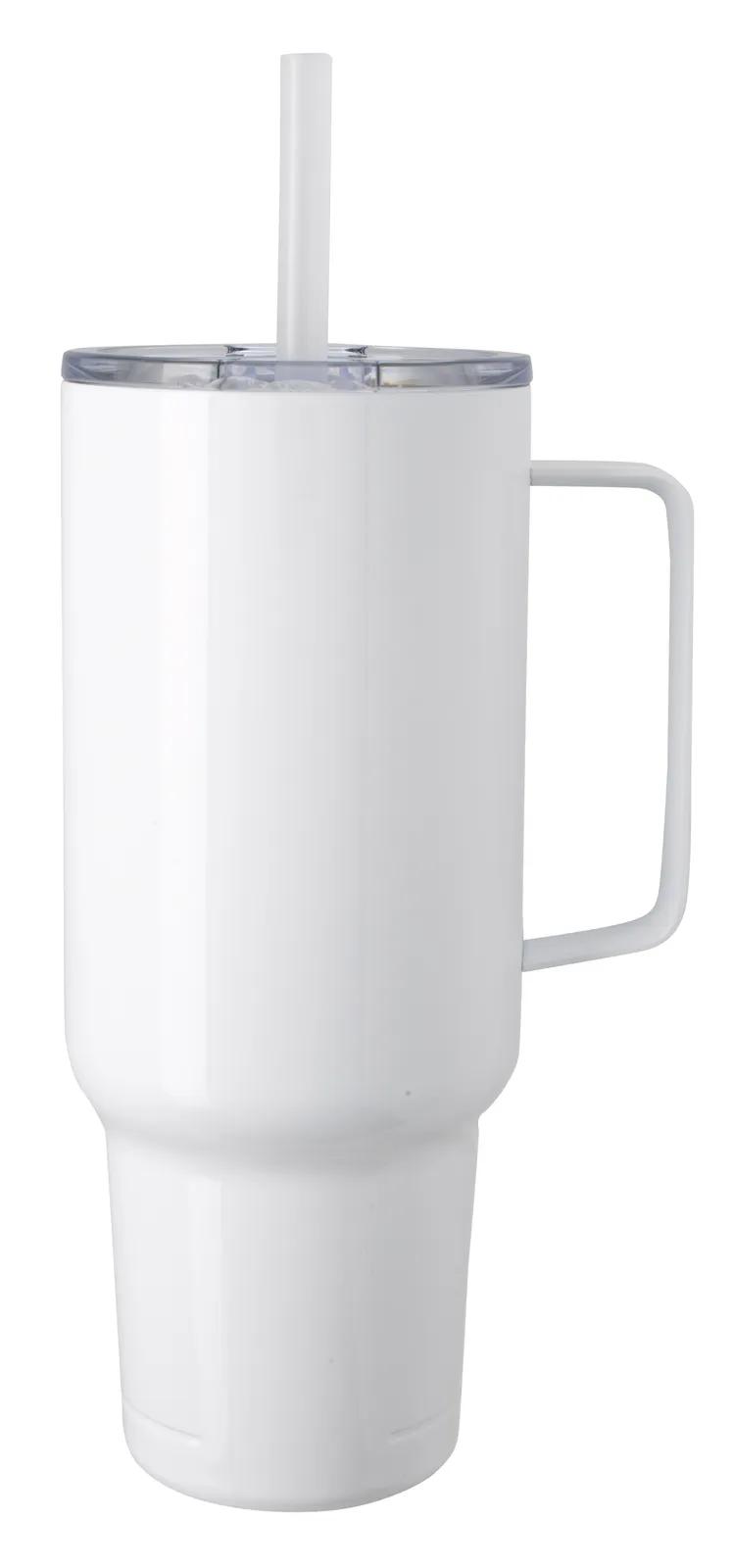 Big Recycled Tumbler Metal Handle Vacuum - 40 oz - product view 16