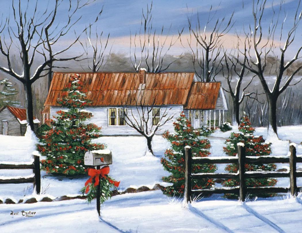 Back Home Spiral Wall Calendar FSC Paper - 18.5 x 11 in - product view 6