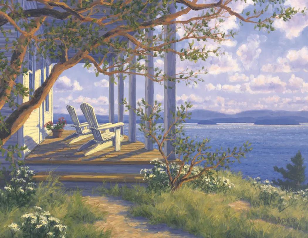 Back Home Spiral Wall Calendar FSC Paper - 18.5 x 11 in - product view 14