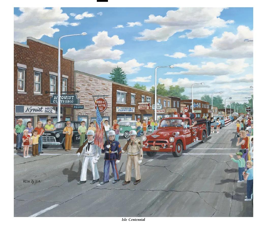 America Remembered Pocket Calendar Ken Zylla Art - 16.125 x 8 in - product view 9