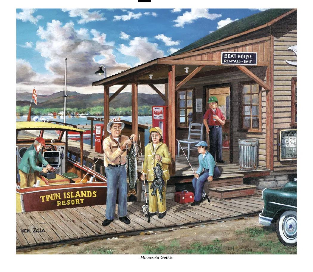 America Remembered Pocket Calendar Ken Zylla Art - 16.125 x 8 in - product view 10