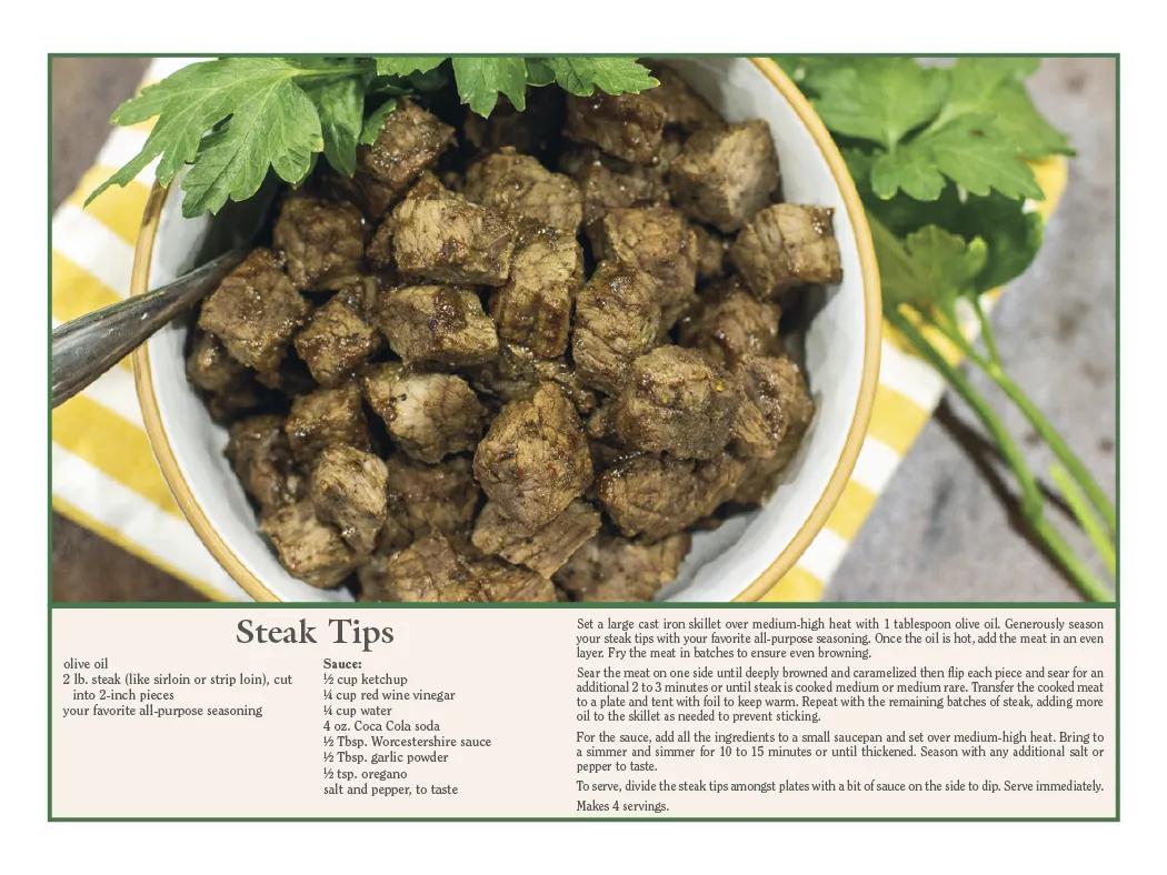 Home Recipe Wall Calendar Memo Style FSC Paper - 13 x 8 in - product view 8