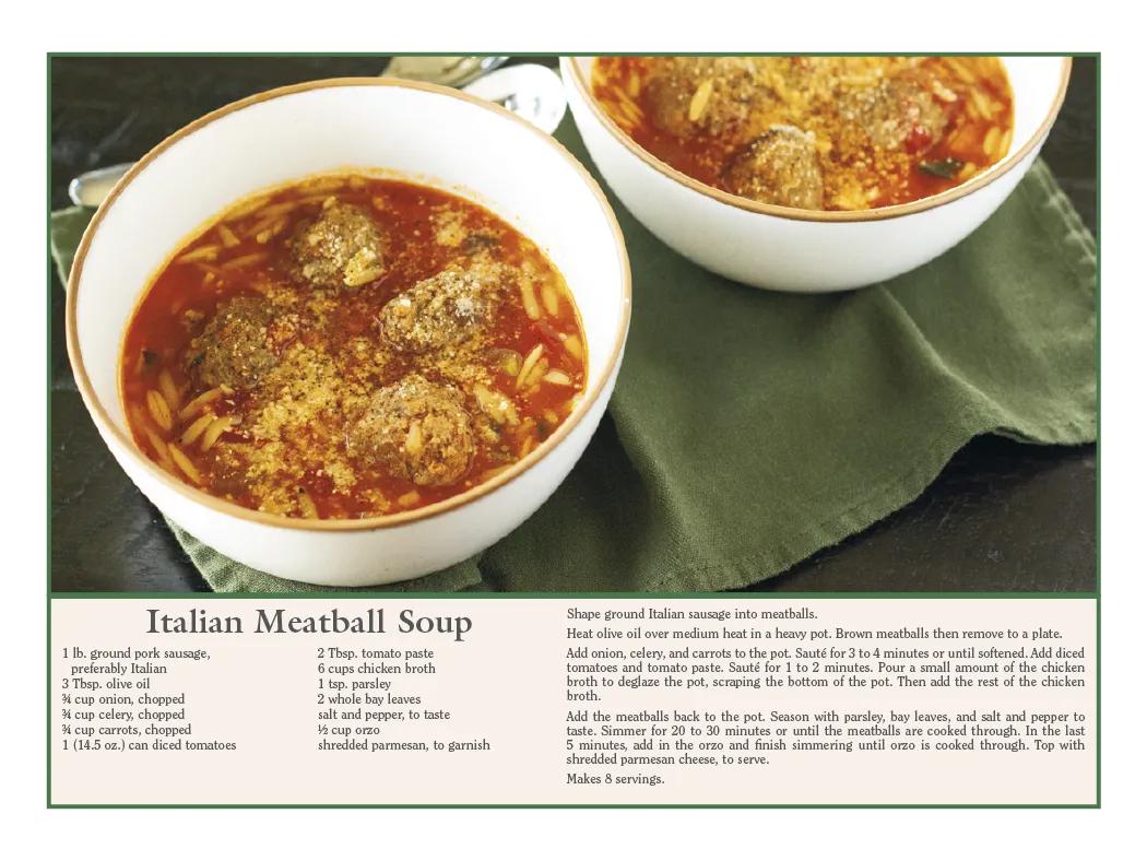 Home Recipe Wall Calendar Memo Style FSC Paper - 13 x 8 in - product view 13