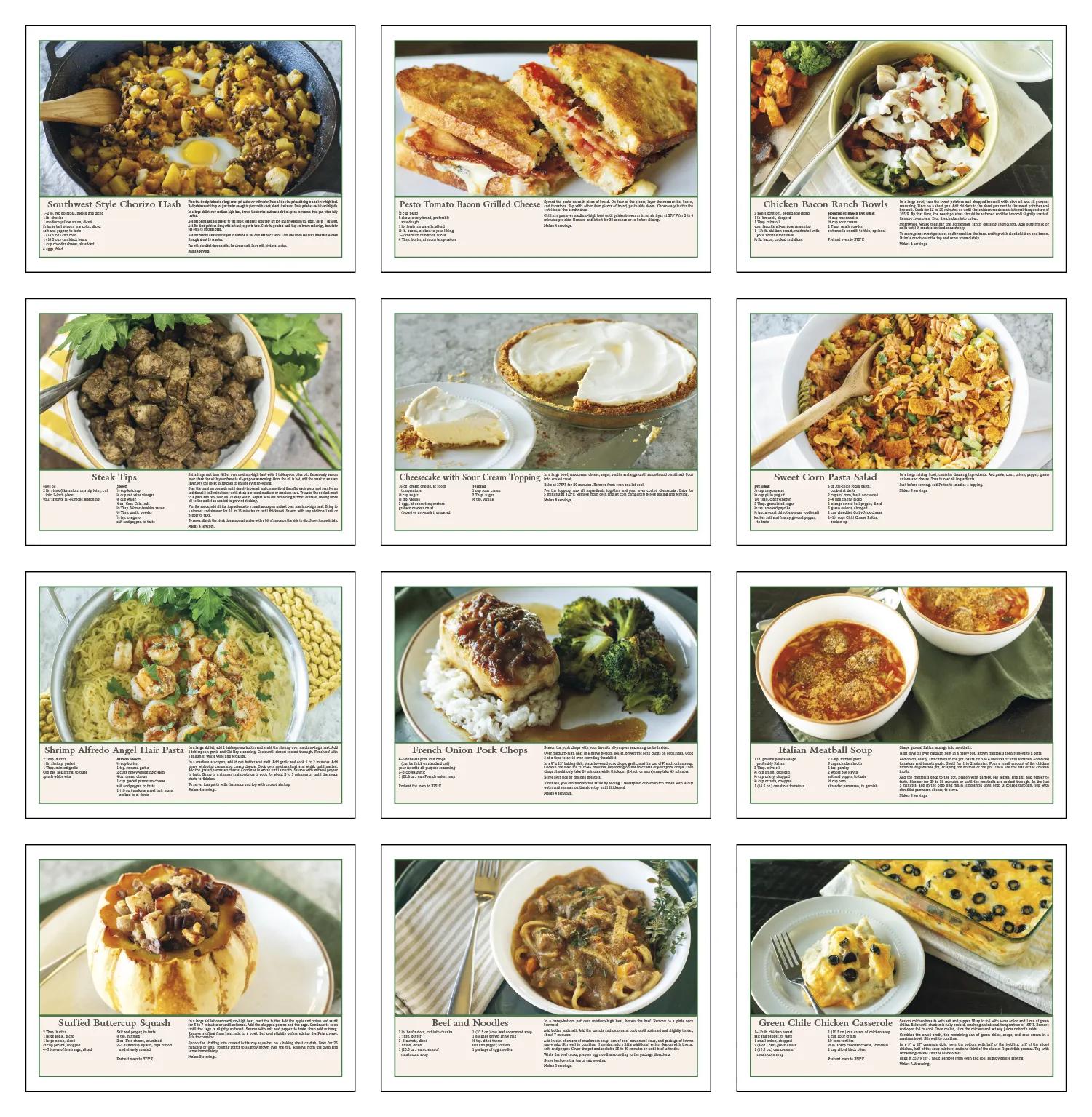 Home Recipe Wall Calendar Memo Style FSC Paper - 13 x 8 in - product view 18