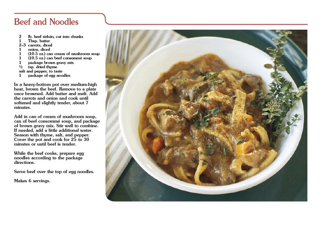 Recipe Wall Calendar with Meat Charts FSC Paper - 13 x 8 in - product view 15