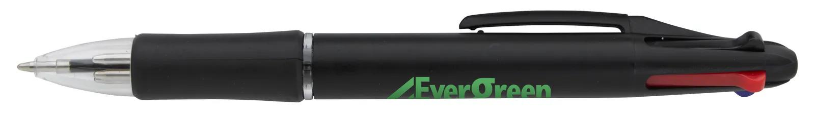 Multicolor Ballpoint Pen Rubber Grip 4 Colors - 5.5 in - product view 8