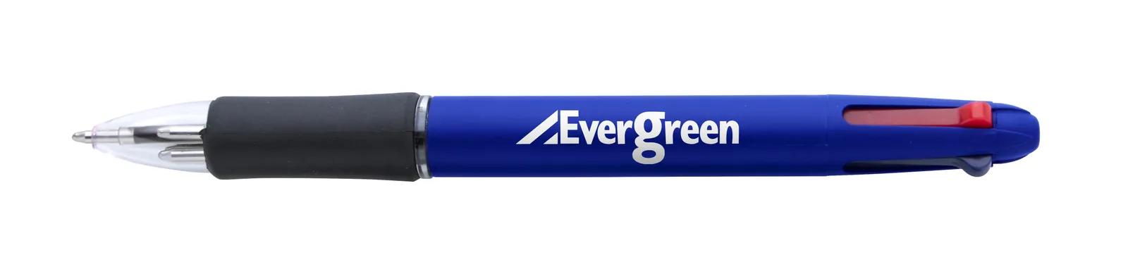 Multicolor Ballpoint Pen Rubber Grip 4 Colors - 5.5 in - product view 10