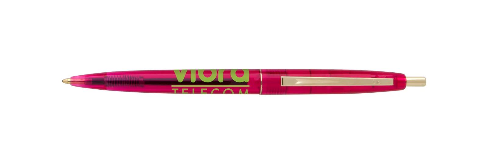 Wood Body Ballpoint Pen Metal Tip Fine Point - 6.4 in - product view 3