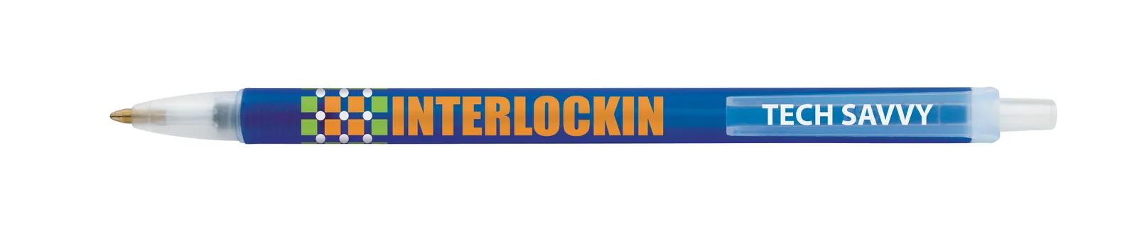 Contender Frosted Ballpoint Pen Carbon Neutral - 5.4 in - product view 6