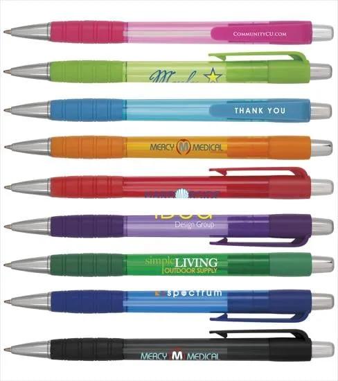 Element Translucent Ballpoint Pen with Grip - 5.6 in