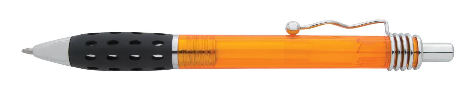 Wave Ballpoint Pen Translucent Funky Clip Design - 5.5 in - product view 4