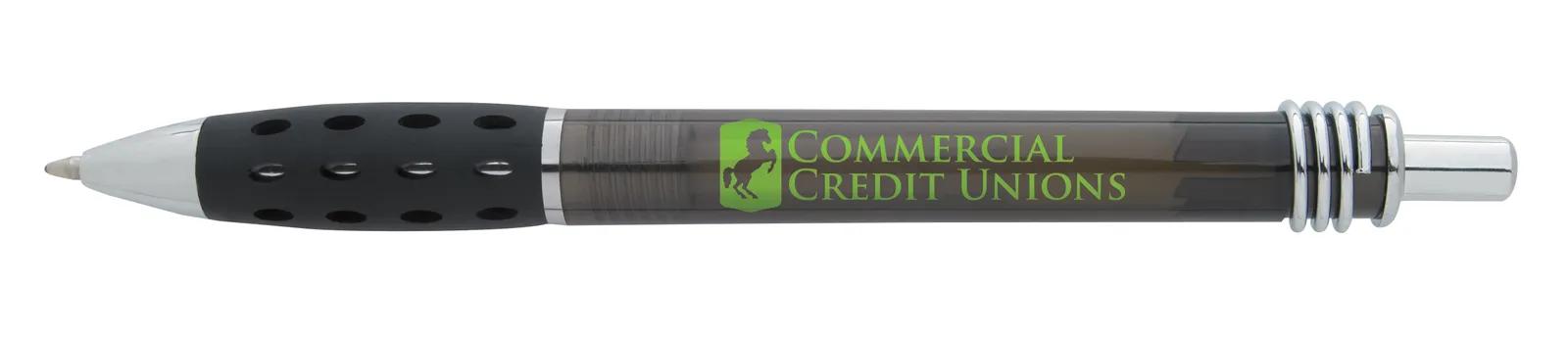 Wave Ballpoint Pen Translucent Funky Clip Design - 5.5 in - product view 11