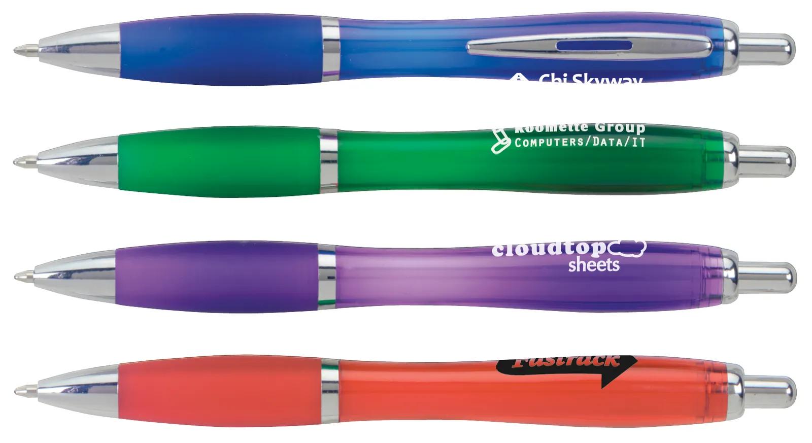 Ion Recycled ABS Ballpoint Pen Hourglass Barrel - 5.5 in - product view 2