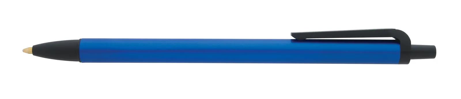Ballpoint Pen Metallic PP Plastic Chrome Trim - 5.5 in - product view 2