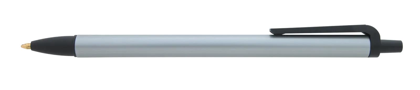 Ballpoint Pen Metallic PP Plastic Chrome Trim - 5.5 in - product view 6