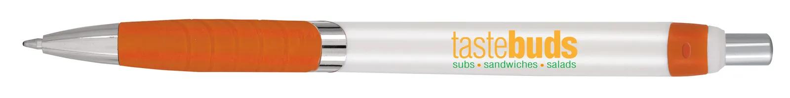 Ballpoint Pen Chrome Accent Bright Barrel ABS - 5.625 in - product view 5