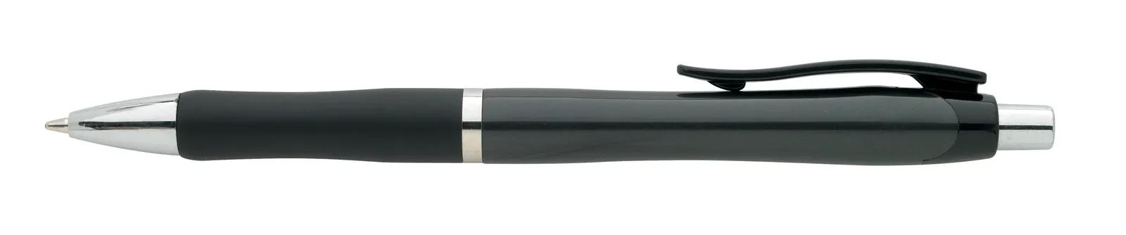 Ballpoint Pen Contoured Chrome Accents ABS - 5.5625 in - product view 4