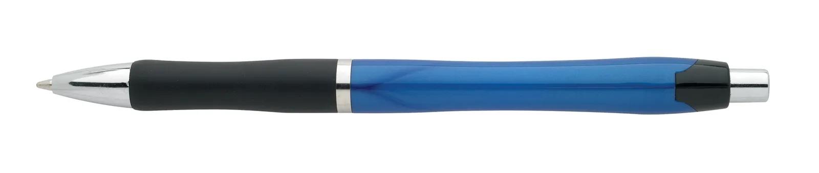 Ballpoint Pen Contoured Chrome Accents ABS - 5.5625 in - product view 5
