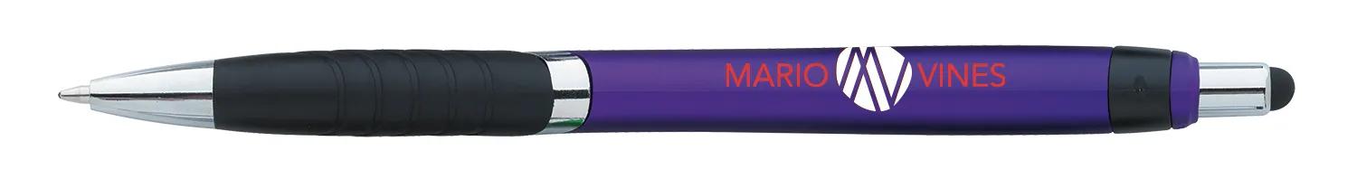 Stylus Pen Chrome Accents Metallic Barrel - 5.625 in - product view 6