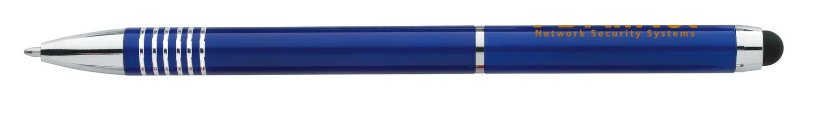Stylus Pen Aluminum Twist Action Chrome Accents - 5.375 in - product view 5