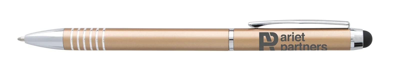 Stylus Pen Aluminum Twist Action Chrome Accents - 5.375 in - product view 8