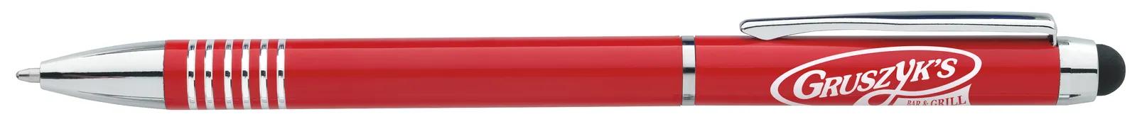 Stylus Pen Aluminum Twist Action Chrome Accents - 5.375 in - product view 11