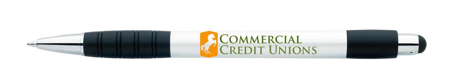 Stylus Pen Pearl White Barrel Soft Touch Grip - 5.625 in - product view 2