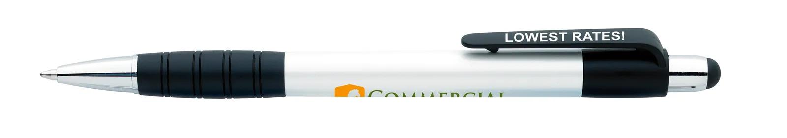 Stylus Pen Pearl White Barrel Soft Touch Grip - 5.625 in - product view 3