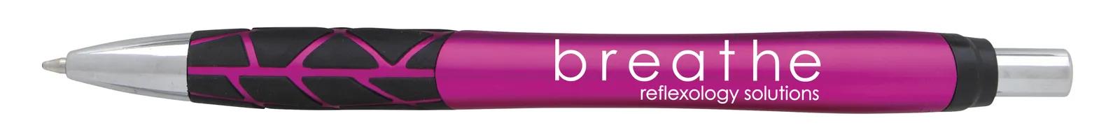 Ballpoint Pen Colored Pattern Grip Modern Design - 5.625 in - product view 31