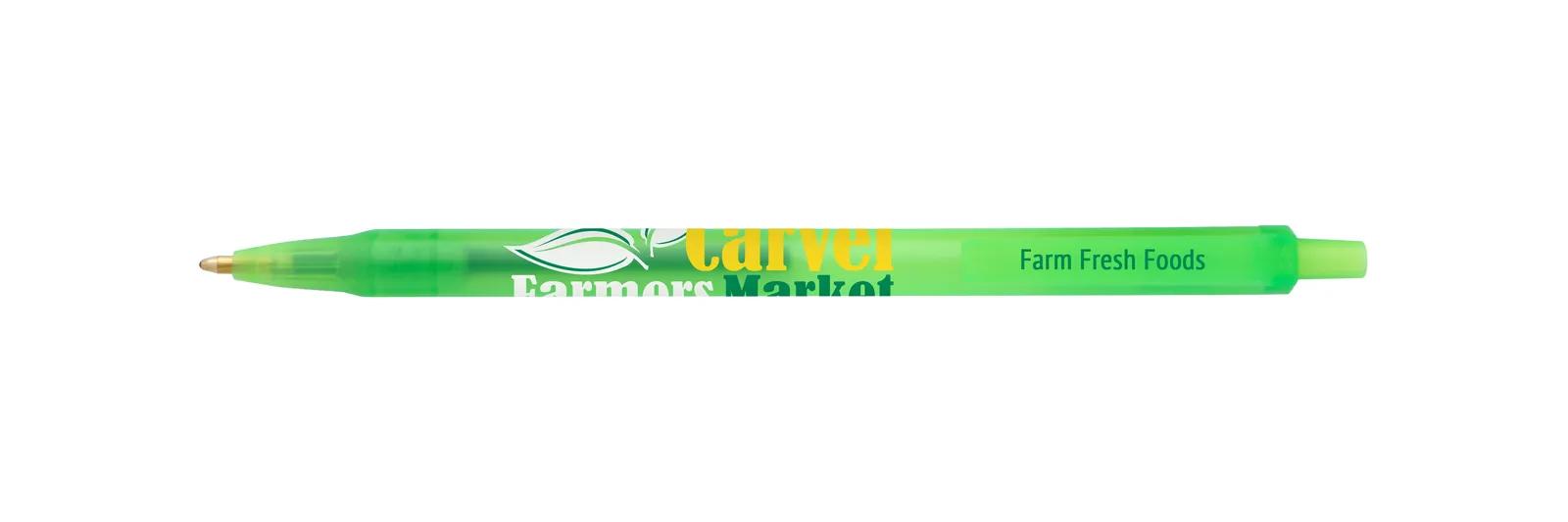 Ballpoint Pen Colored Pattern Grip Modern Design - 5.625 in - product view 3