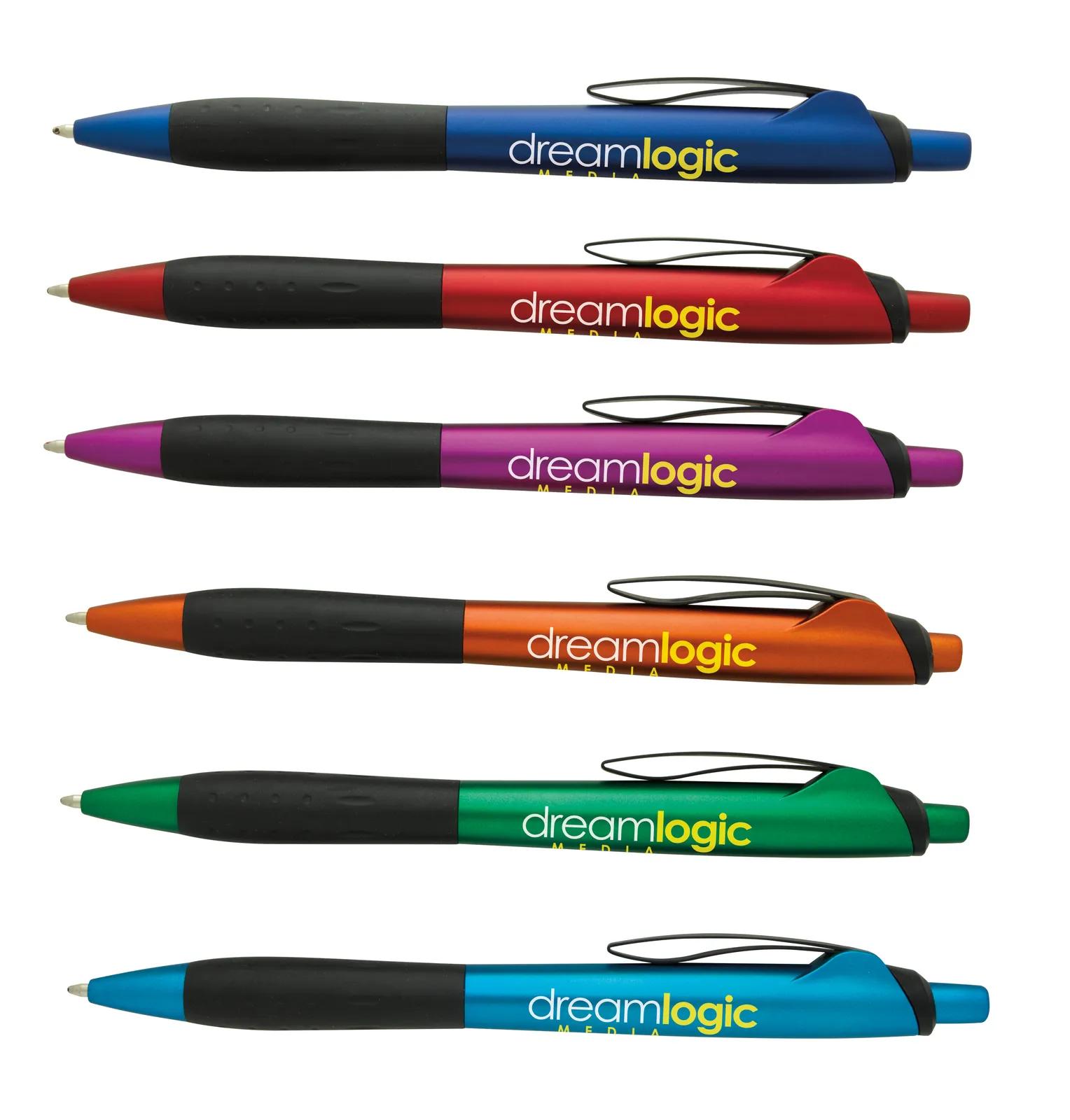 Ballpoint Pen Colorful Body Black Trim Hybrid Ink - 5.75 in - product view 28