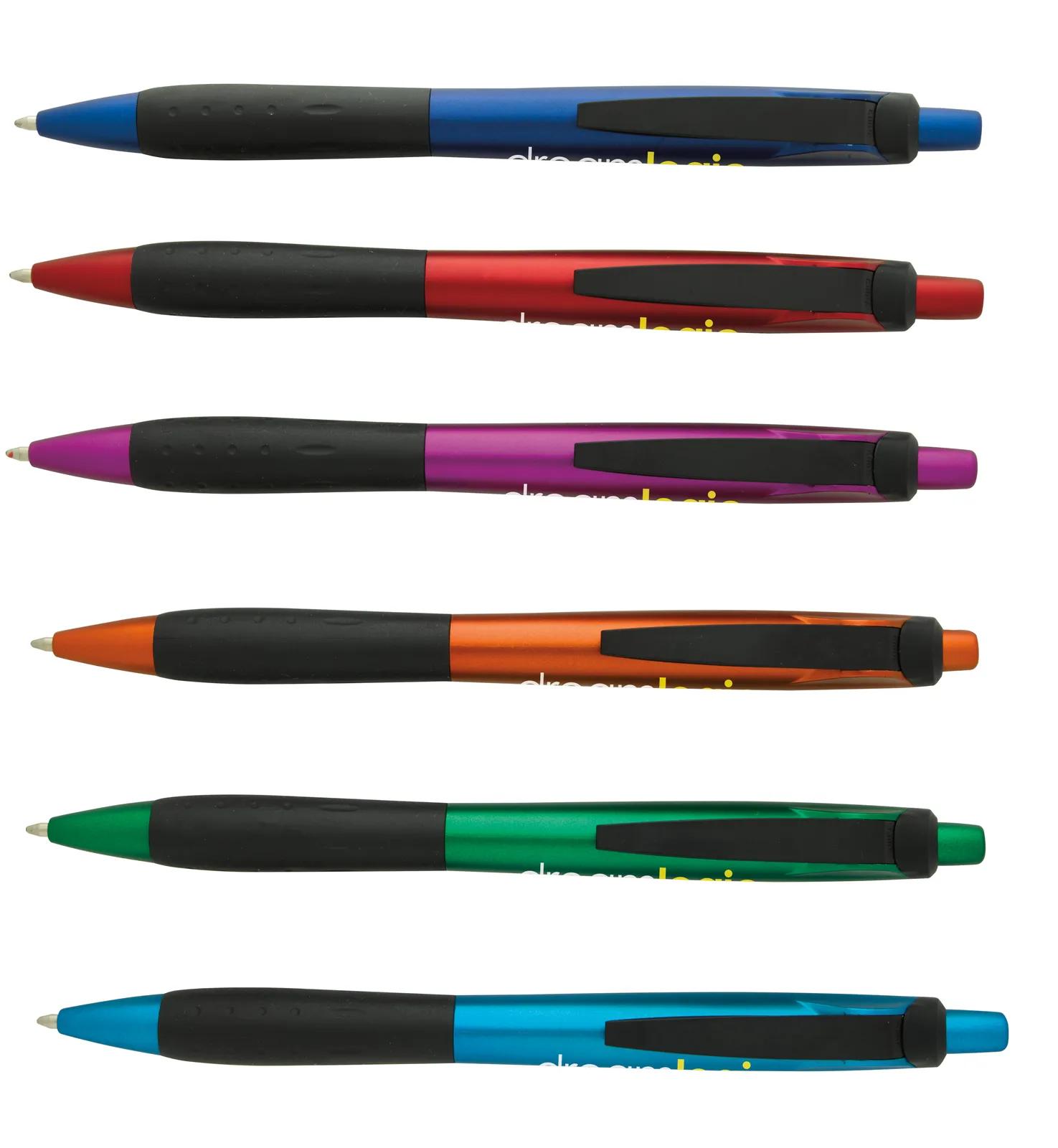 Ballpoint Pen Colorful Body Black Trim Hybrid Ink - 5.75 in - product view 29