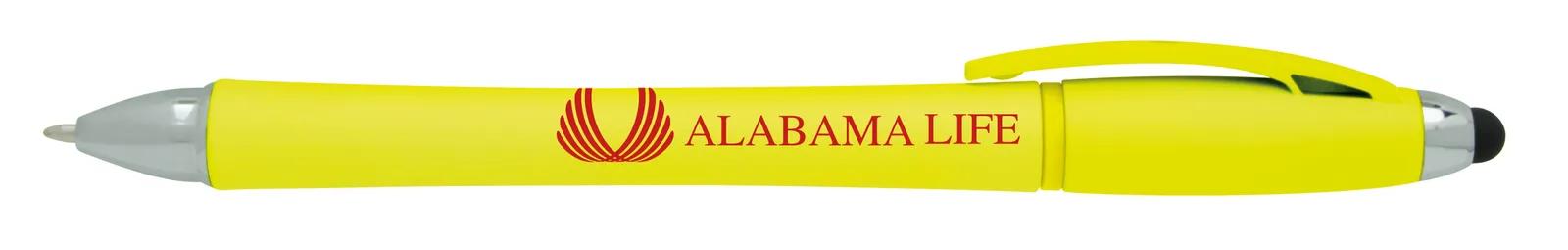 Stylus Highlighter Pen Combo Neon Colors Chrome - 5.375 in - product view 7