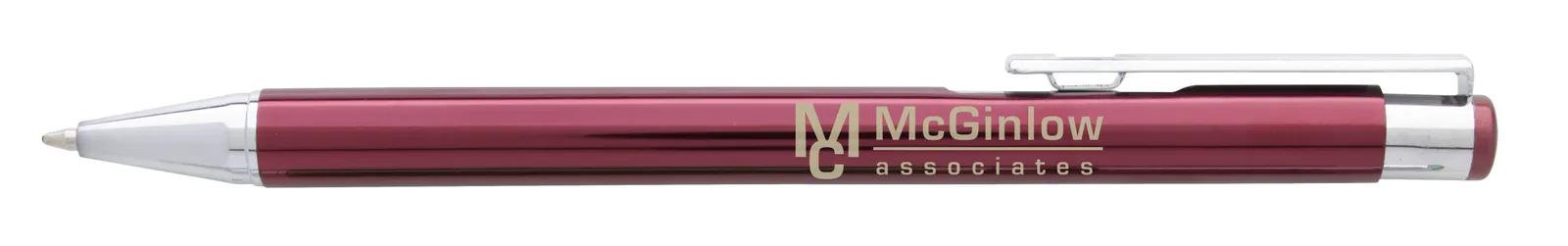 Ballpoint Pen Aluminum Click Action Executive Style - 5.375 in - product view 45