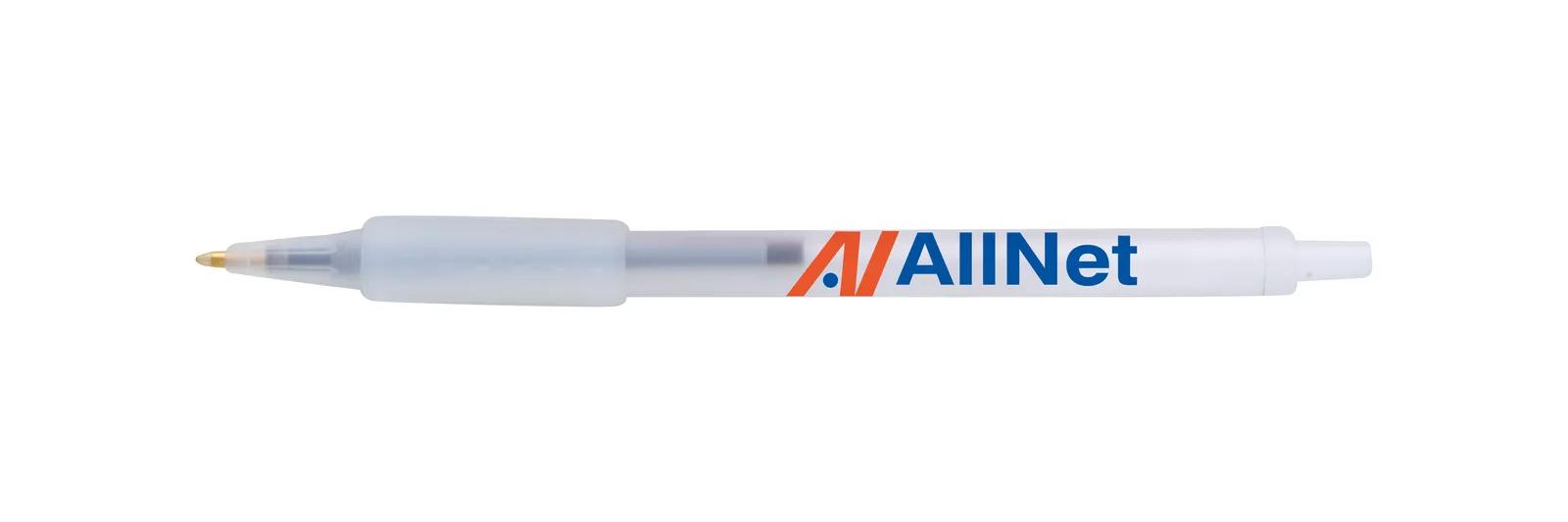 Ballpoint Pen Angular Grip Chrome Trim ABS - 5.75 in - product view 2