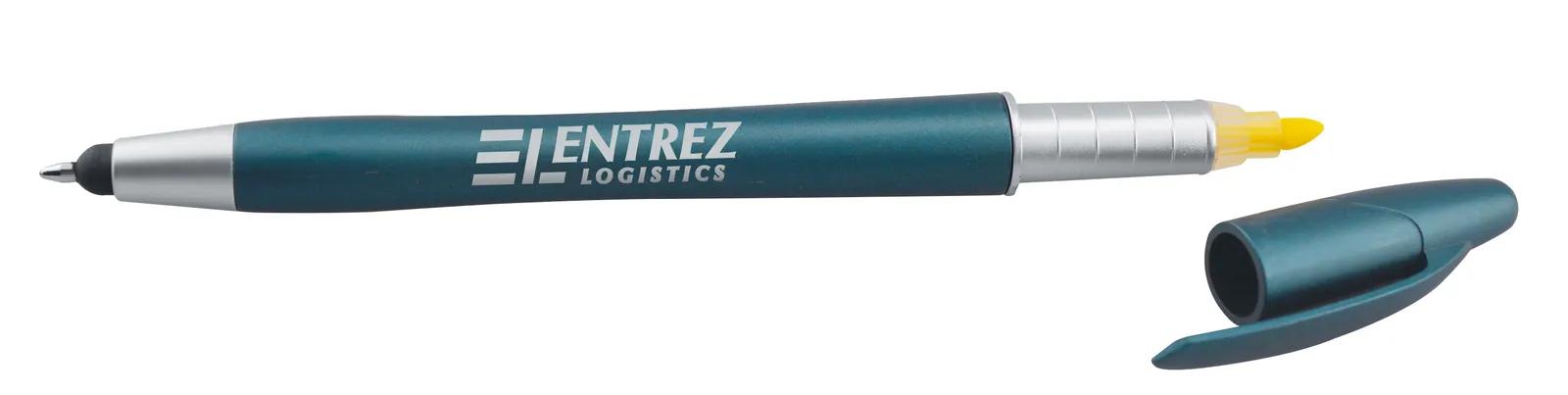 Highlighter Pen Stylus Combo Yellow Ink ABS - 5.75 in - product view 46