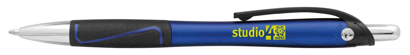 Ballpoint Pen Bold Line Chrome Trim ABS - 5.75 in - product view 33