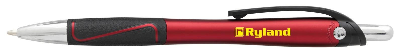 Ballpoint Pen Bold Line Chrome Trim ABS - 5.75 in - product view 37