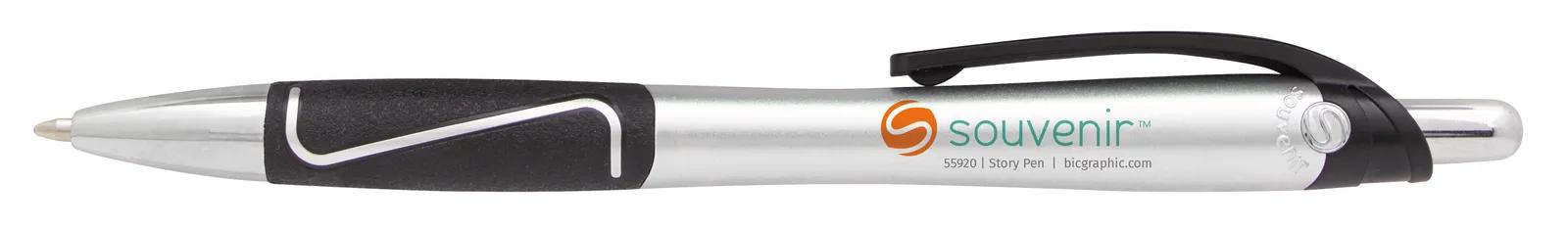 Ballpoint Pen Bold Line Chrome Trim ABS - 5.75 in - product view 38