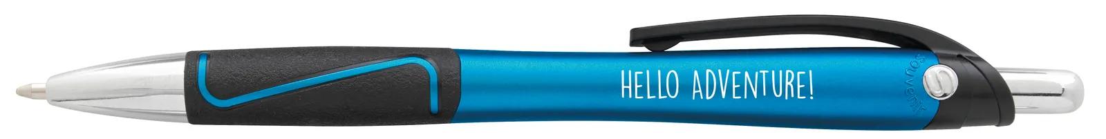 Ballpoint Pen Bold Line Chrome Trim ABS - 5.75 in - product view 44