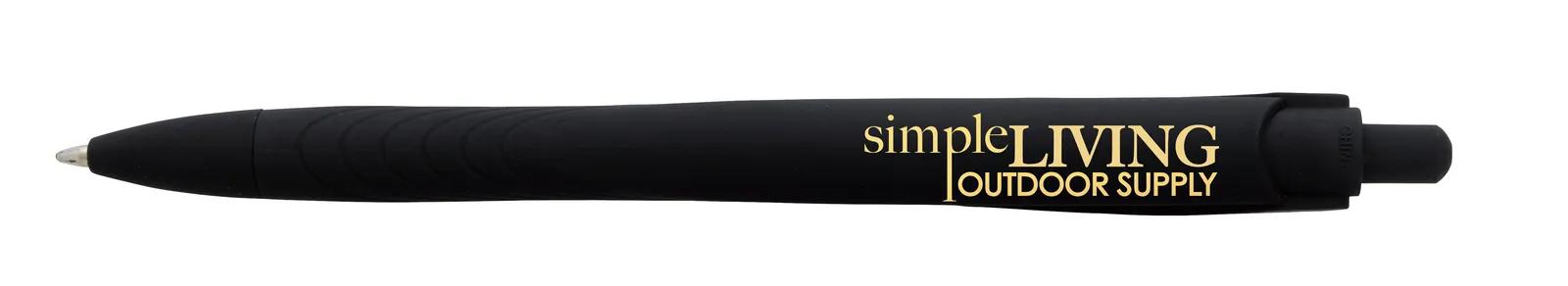 Rubberized Pen Aerodynamic Design Hybrid Ink - 5.75 in - product view 2