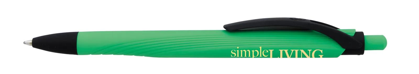 Rubberized Pen Aerodynamic Design Hybrid Ink - 5.75 in - product view 6