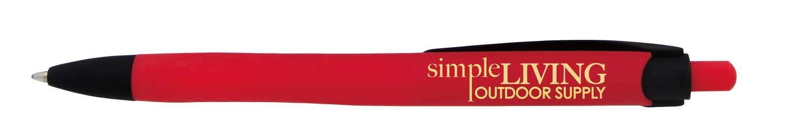 Rubberized Pen Aerodynamic Design Hybrid Ink - 5.75 in - product view 10